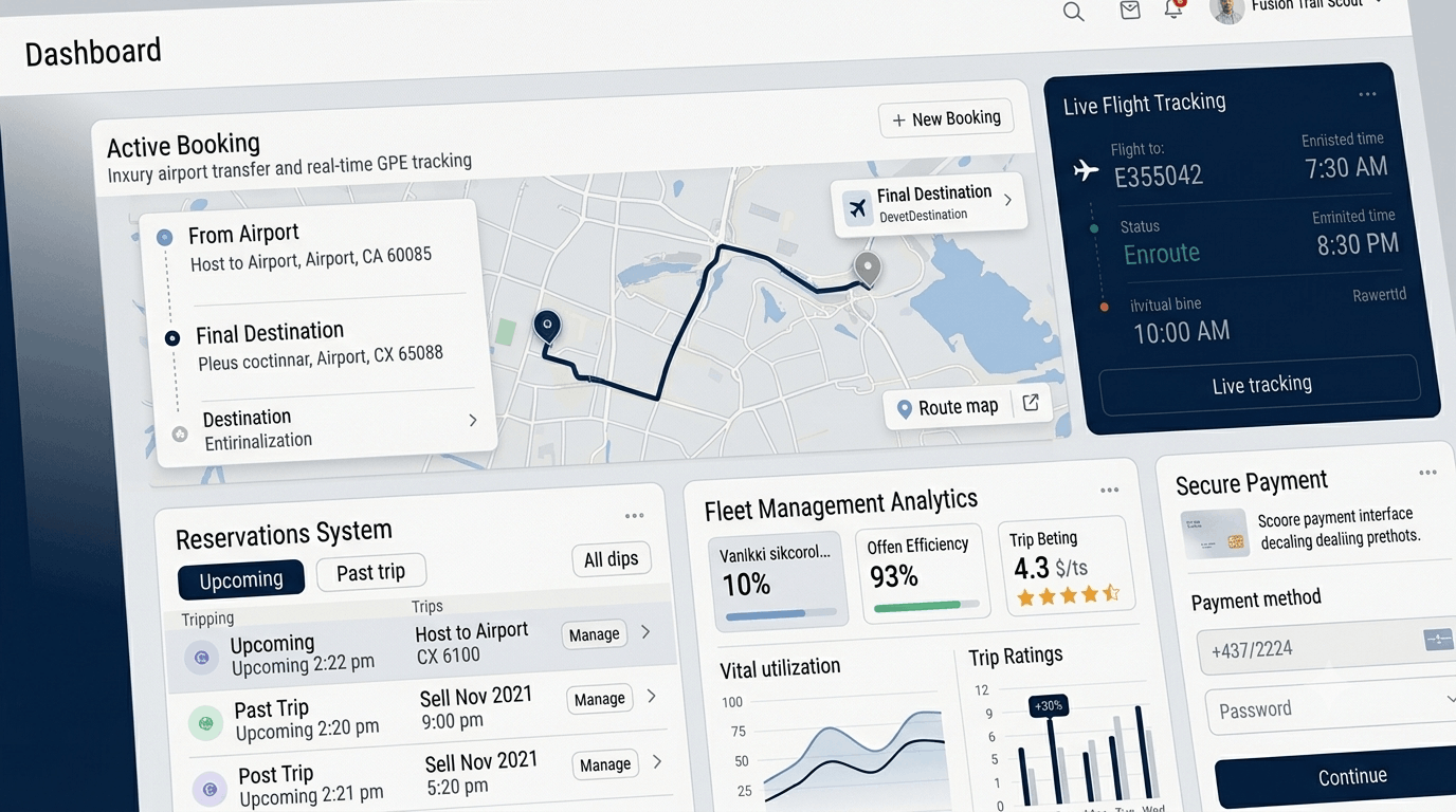 Luxury Airport Transfer & Fleet Booking Platform image 3